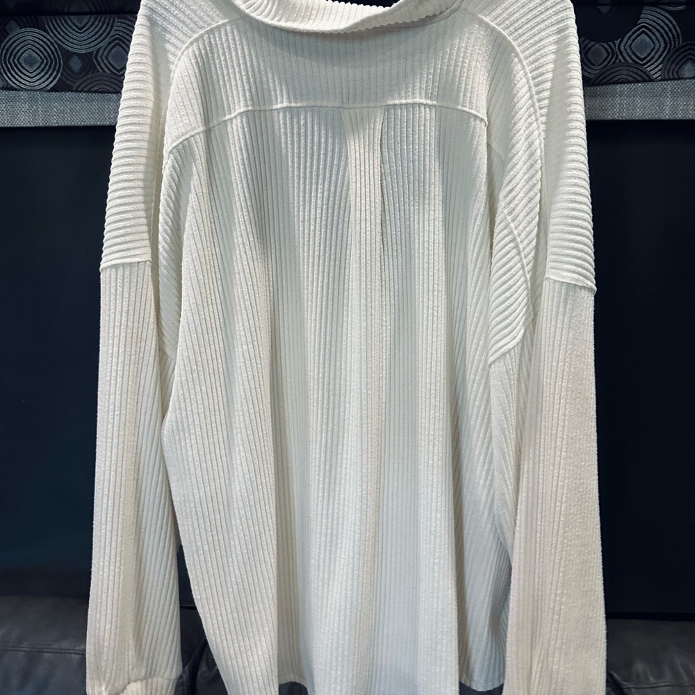 Joah Brown Deep V Pullover - Picture 3 of 4